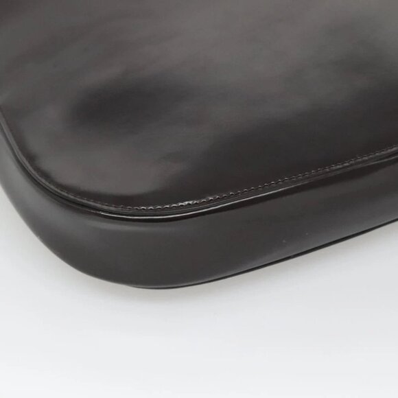 GUCCI Shoulder Bag Patent leather Brown Silver 001 3166 Auth ep8849 - Picture 2 of 14